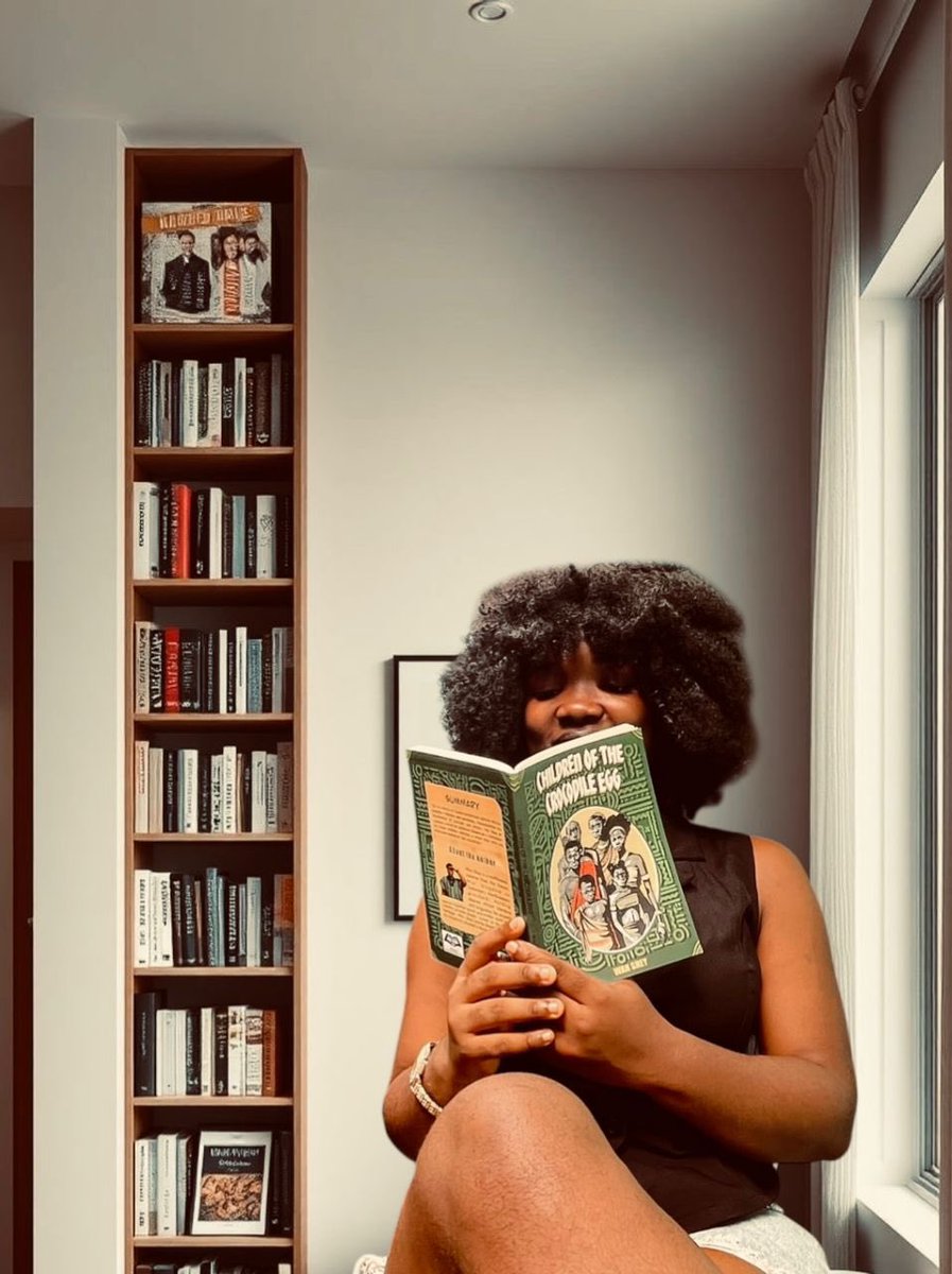 Start your week with a read that takes you on a journey through the valleys of Mbam and the mountains of Sabga, a journey towards oneness with nature and a redefinition of our place on this earth.
'Children of the crocodile egg' by Wan Shey is available. 

DM for your copy 👇🏾