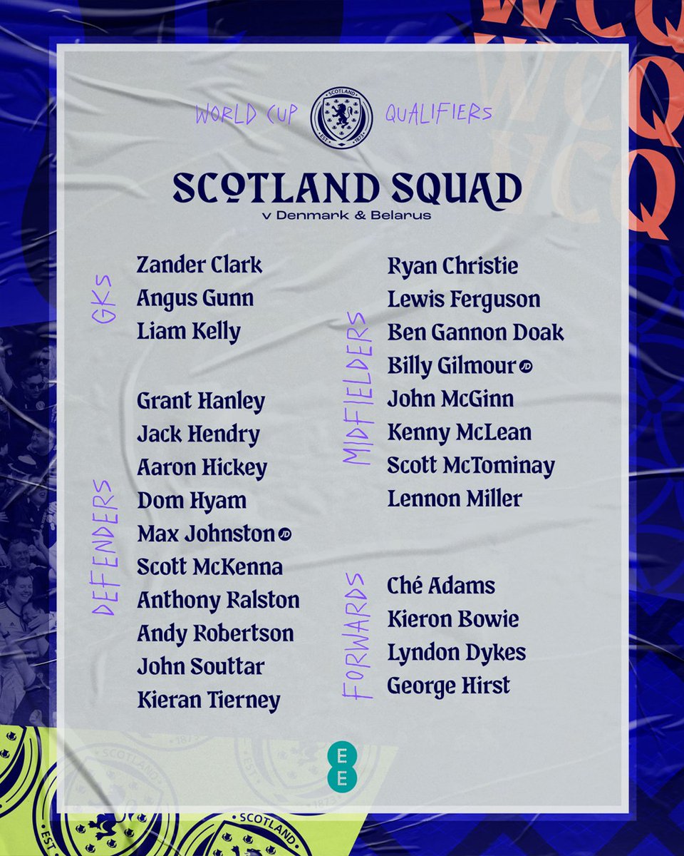 Hibernian Football Club (@hibernianfc) on Twitter photo Kieron Bowie and Grant Hanley have both been named in the Scotland squad ahead of the first two 2026 World Cup Qualifiers next month! 🥬🏴 Kieron Bowie and Grant Hanley have both been named in the Scotland squad ahead of the first two 2026 World Cup Qualifiers next month! 🥬🏴