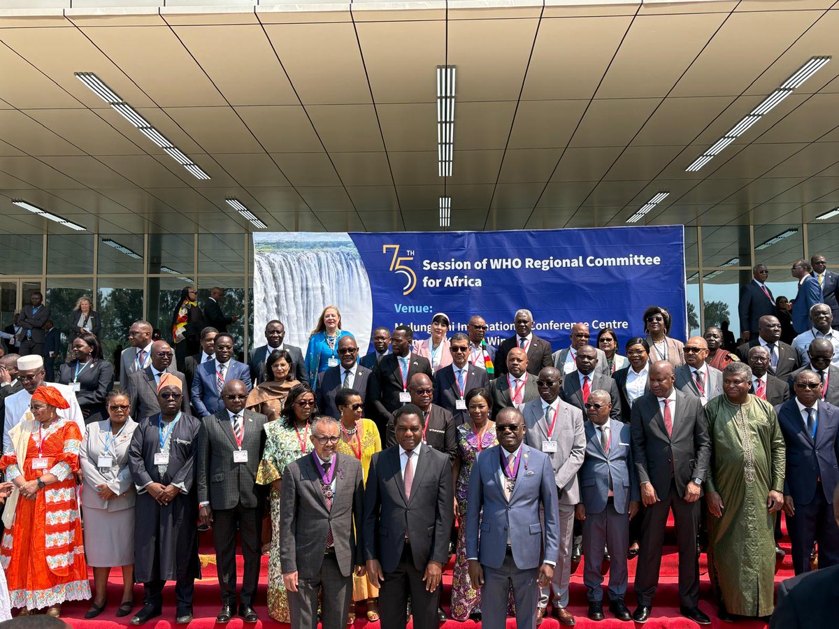 I am deeply honoured to receive the rank of Commander of the National Order of the Star of Zambia from H.E. <a href="/HHichilema/">Hakainde Hichilema</a>, President of Zambia and <a href="/_AfricanUnion/">African Union</a> Champion on cholera.

I accept this distinction with humility, as a recognition of the work of African Union and