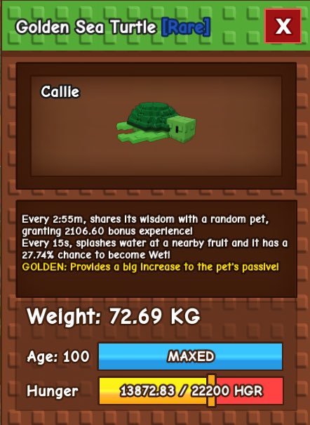 yz_510's tweet photo. Golden Titan Sea Turtle 31sec cd with toy!
Can trade for 8kg hatch peacock any mut https://t.co/ntxLHGSFHx