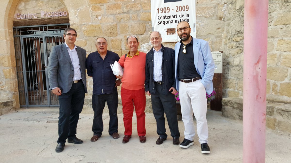 Avui fa 2 anys que va morir Claude Picasso. Recordem la seva visita al Centre Picasso d'Horta de Sant Joan.