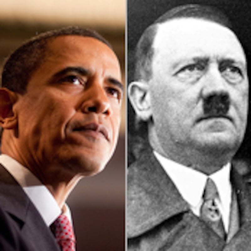 One of these men copied and orchestrated his takeover of America from the other.  Now you know why Barrack changed the Law and made it legal to lie on the News 😡