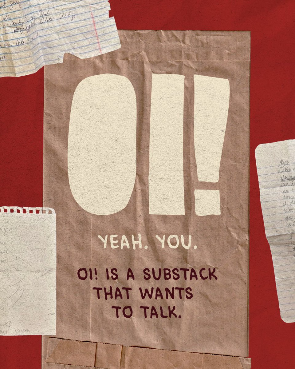 Oisubstack's tweet image. Welcome to OI! Let’s have a scream x