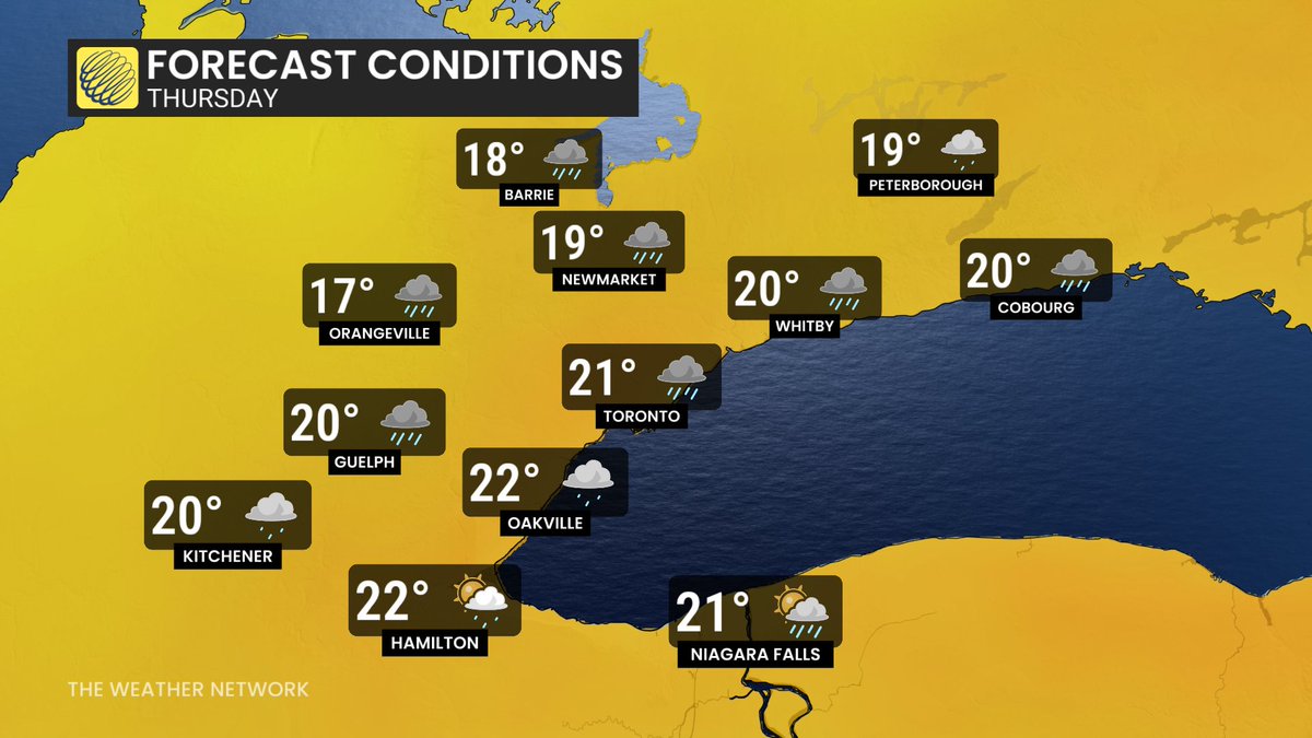 Early fall-like weather this week; Mix sun &amp; cloudy periods, brisk wind &amp; passing showers (but mostly dry) today; Partly sunny, brisk wind &amp; scattered showers Tuesday; Mostly sunny Wed.; Becoming cloudy Thurs. &amp; rain develops PM; Chilly Friday; Back to seasonal late weekend #onwx