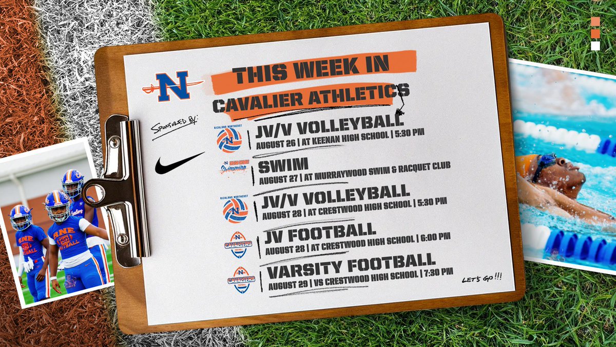 RNE Athletics (@rneathletics) on Twitter photo Here's what's happening this week in CAVALIER ATHLETICS! Stay tuned to cheer on our teams. Let's show our spirit and support! Go Cavaliers! #TheNorth
@RNECAVALIERS <a href="/DrMarlonThomas/">Marlon L. Thomas, Ed.D.</a> <a href="/RNE_Counseling/">RNE Counseling</a> <a href="/RNEcavsfootball/">Richland Northeast Football</a> <a href="/HorizonRNE/">Horizon</a> <a href="/rneavid/">RNE AVID</a> Here's what's happening this week in CAVALIER ATHLETICS! Stay tuned to cheer on our teams. Let's show our spirit and support! Go Cavaliers! #TheNorth
@RNECAVALIERS <a href="/DrMarlonThomas/">Marlon L. Thomas, Ed.D.</a> <a href="/RNE_Counseling/">RNE Counseling</a> <a href="/RNEcavsfootball/">Richland Northeast Football</a> <a href="/HorizonRNE/">Horizon</a> <a href="/rneavid/">RNE AVID</a>