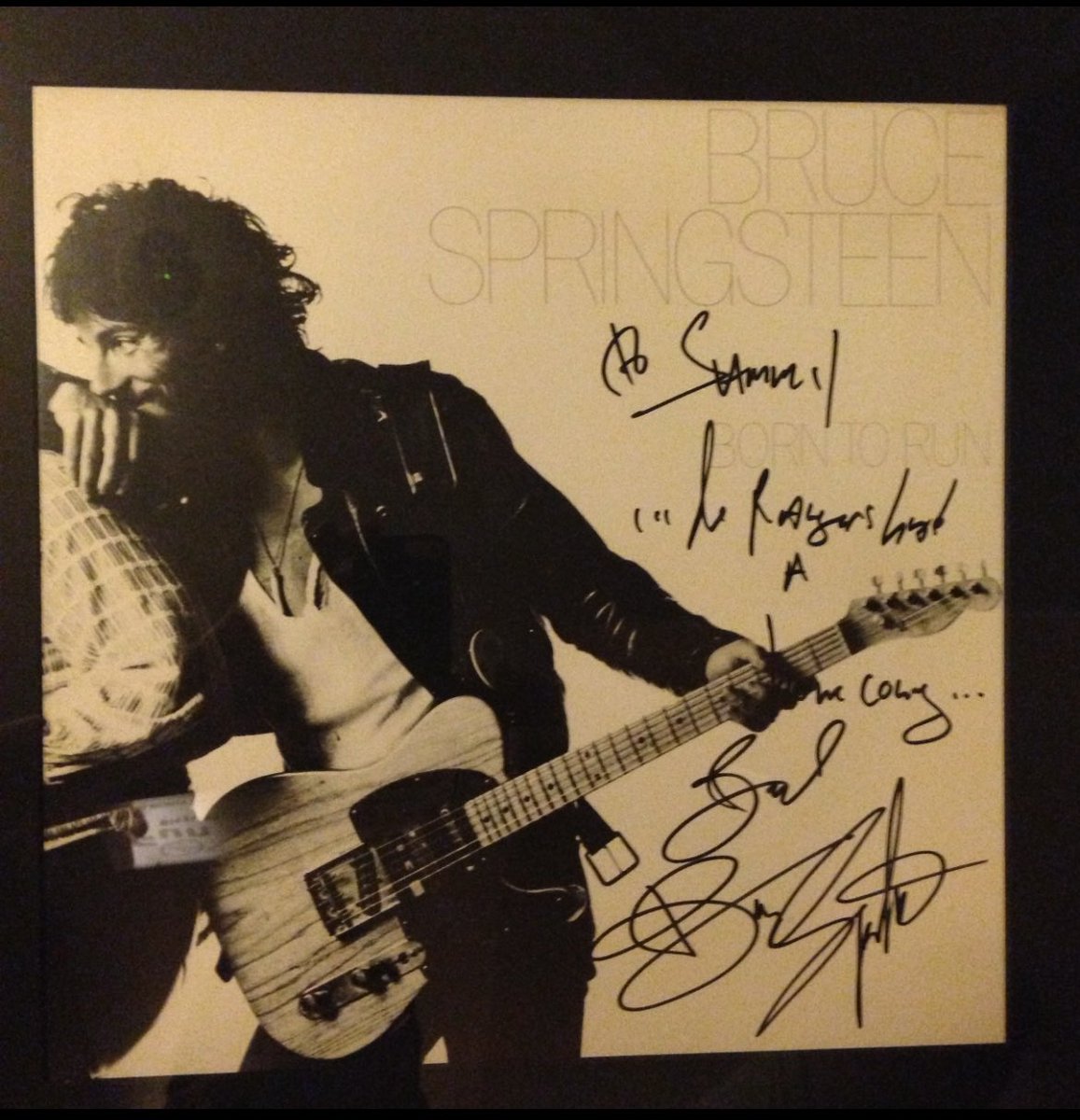 “The Rangers had a homecoming…”Happy 50th to my favorite record of all-time. #BornToRun50 <a href="/springsteen/">Bruce Springsteen</a>