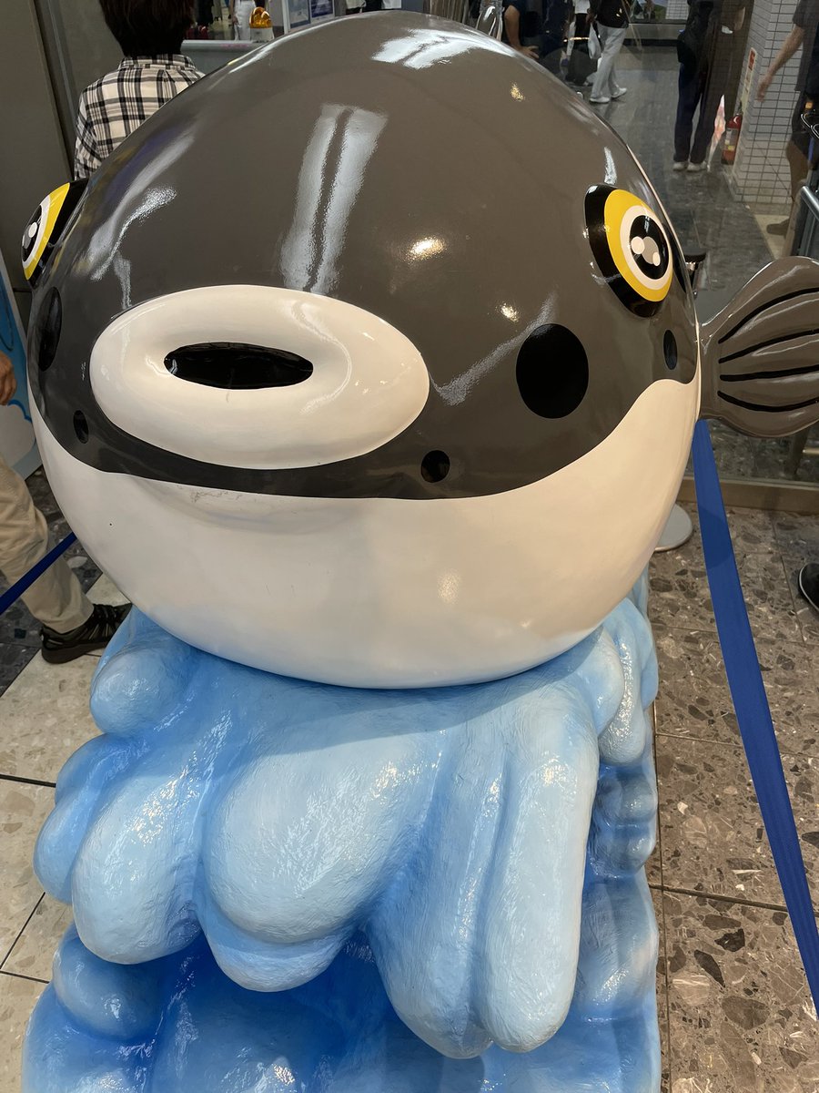 初山口県上陸！！
空港ついた瞬間にフグがお出迎えしてくれました笑

フグ食べたかったけど遅い時間でやってるお店は無かったです😂

明日はジャンボ防府店さんに初来店です！
広島に続き、中国地方無敗記録作ります💪🏾

#PR