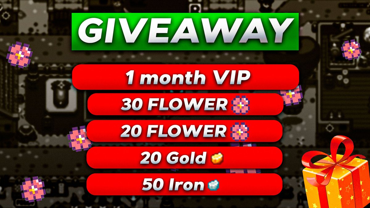 Cerber (@cerbercryptosis) on Twitter photo Sunflower Land GIVEAWAY ๐จ
How to participate? ๐ค
- Follow <a href="/CerberCryptosis/">Cerber ๐ฎ</a> and <a href="/0xSunflowerLand/">Sunflower Land</a>
- Repost
What you can win? ๐
- 1 month VIP
- 30 $FLOWER
- 20 $FLOWER
- 20 Gold in-game
- 50 Iron in-game
Results 28.08! I randomly will select 5 winners from retweets ๐ Sunflower Land GIVEAWAY ๐จ
How to participate? ๐ค
- Follow <a href="/CerberCryptosis/">Cerber ๐ฎ</a> and <a href="/0xSunflowerLand/">Sunflower Land</a>
- Repost
What you can win? ๐
- 1 month VIP
- 30 $FLOWER
- 20 $FLOWER
- 20 Gold in-game
- 50 Iron in-game
Results 28.08! I randomly will select 5 winners from retweets ๐