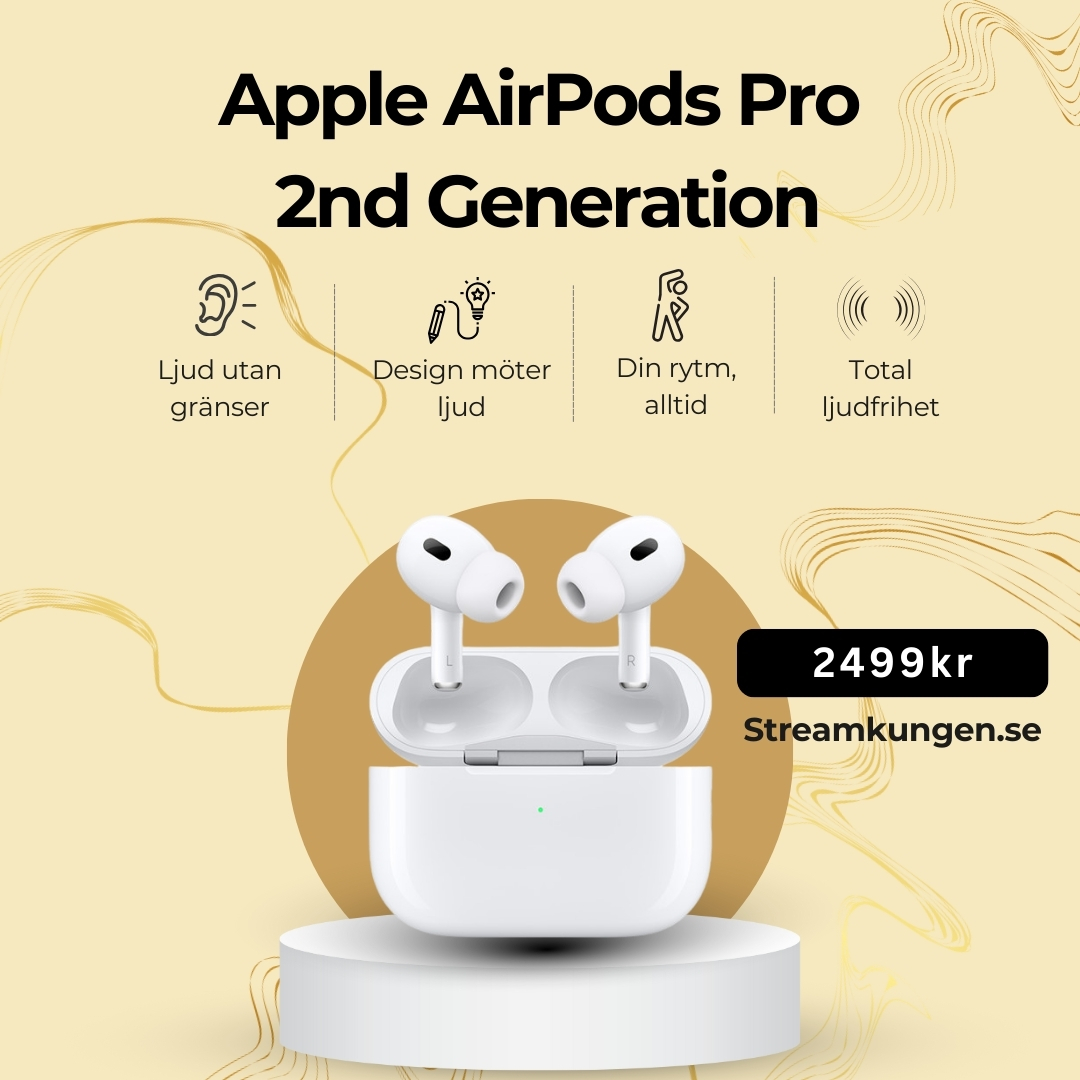 Hello Apple!

En av de mest efterfrågade produkterna landar nu hos Streamkungen.

Med aktiv brusreducering, adaptivt transparensläge och kristallklart ljud får du en hörlursupplevelse i toppklass.  

streamkungen.se/products/apple…