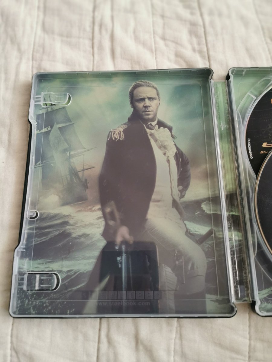 Luis_Lannister's tweet image. Pues ya en mis manos el Steel 4k de #MasterandCommander. Una edición preciosa a la altura de la obra maestra de Peter Weir. @mubis_es