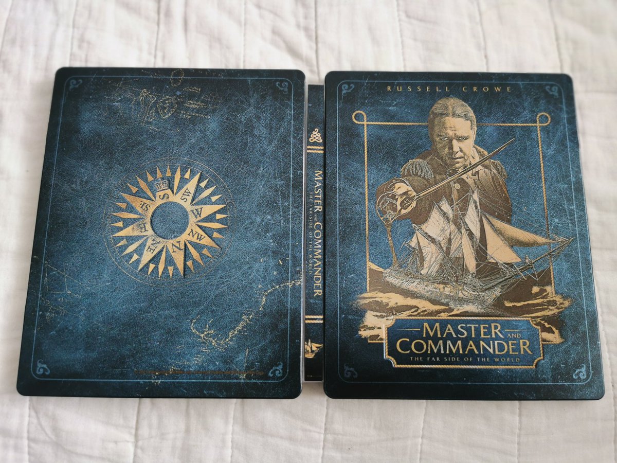 Luis_Lannister's tweet image. Pues ya en mis manos el Steel 4k de #MasterandCommander. Una edición preciosa a la altura de la obra maestra de Peter Weir. @mubis_es