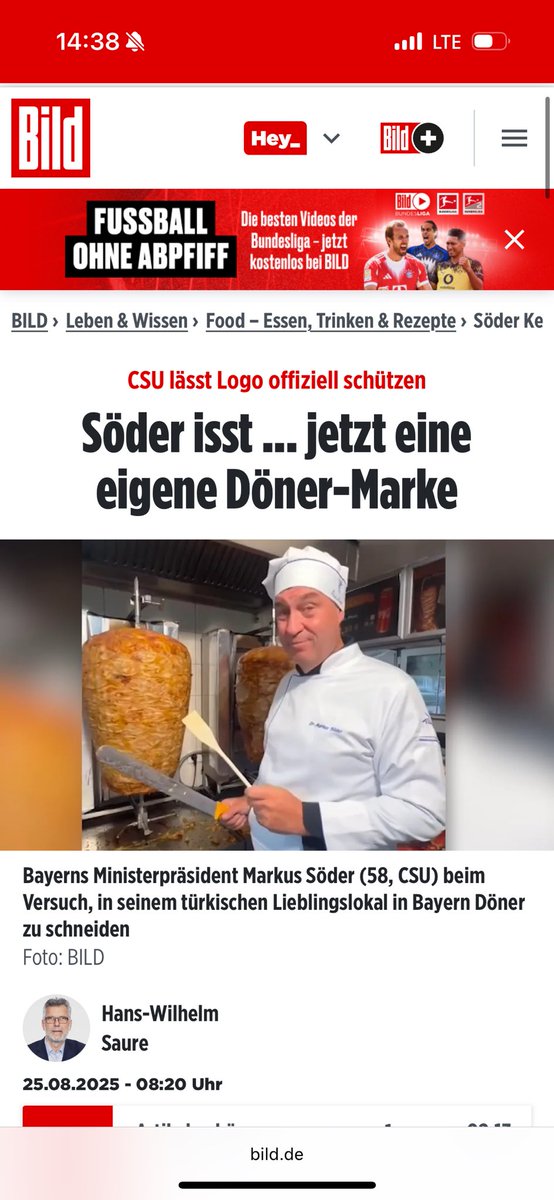 MP <a href="/Markus_Soeder/">Markus Söder</a> du Legende