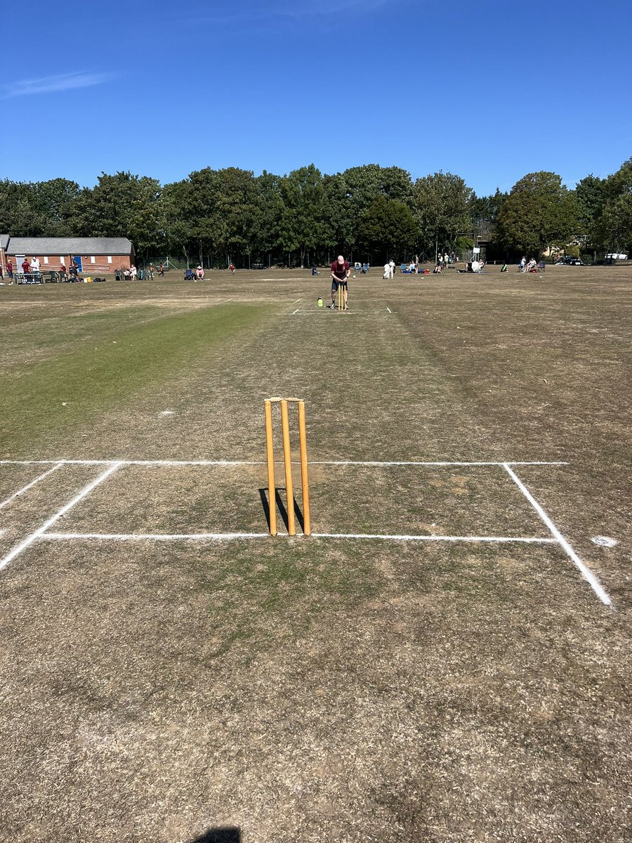 GoddersSteve's tweet image. Proof if ever it was needed that batters cause more work for groundstaff  than bowlers. 
Work at Bath Lane for @cricket_fareham thi including final prep for junior match at lunchtime. 
Double time on bank holiday 😂

@gbarber117 @swsportsnews 

#clubcricket #Fareham #groundstaff