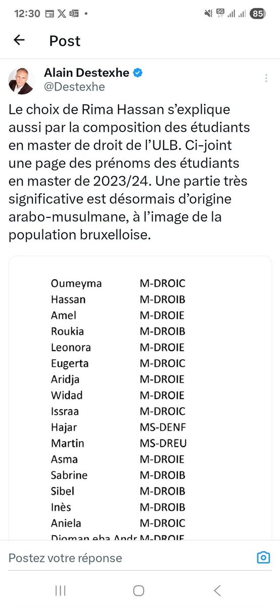 Il faudra pourtant vous y habituer! Les premières générations d'immigrés ont contribué à reconstruire le pays après la seconde guerre mondiale. Leurs enfants et petits enfants, désormais BELGES, optent eux pour des études universitaires.
N'en déplaise aux haineux ds votre genre!