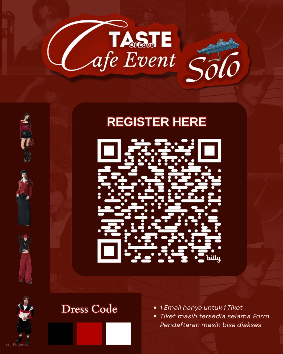 ✨ TASTE OF LOVE – Haechan Solo Debut Celebration ✨

❗️Solo❗️

📍 Aimer Coffee &amp; Eatery Solo
🗓 Minggu, 5 Oktober 2025
🕑 14.00 WIB – selesai

Link Pendaftaran : bit.ly/TasteOfLoveSolo