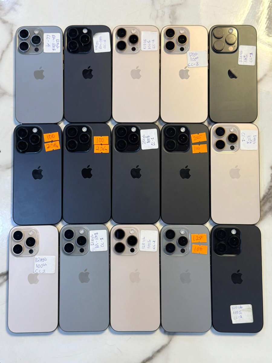 IAMTEEGEE99's tweet photo. Brand new standard iPhone 16pro now available โ
eSIM
10/10 Neatness ๐งผ
CC ranges from 1-4 ๐
Price: 128gb - N1,280,000 | 256gb - N1,380,000 ๐ท๏ธ
#TEEGEE GADGETS & AUTOS โค๏ธ๐ฑ๐ช๐ฎ๐ปโ๐
#fypใท #fypviraltwitter
#fypchallenge #goviral #fypใทใviral
https://t.co/XSv8O5vCBb https://t.co/WKlyDJgnS9