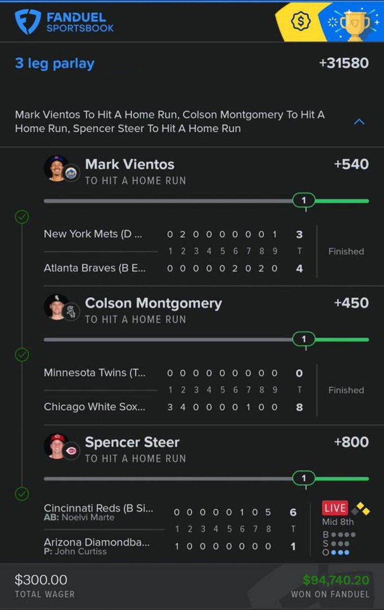 kingtipster50's tweet image. BLOW IT UP AND DROP YOUR CASHAPP/VENMO ✅✅

GIVING EVERYONE THAT LIKES / RETWEET $500❤️

TOLD YALL AM FULLY BACK DUDES🔥

$300➡️➡️ $94,700 CASHED🍀

Got another big hit tonight 🔥Let’s GO!!!