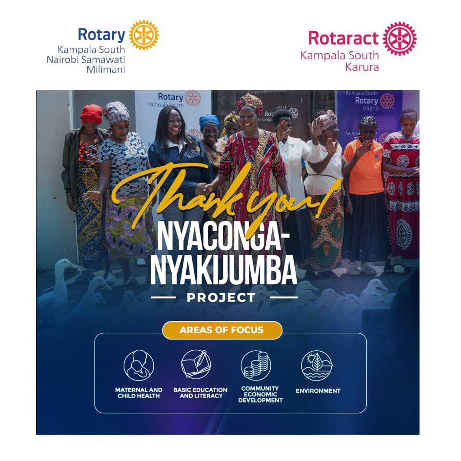 Thank you to all that made this weekend one filled with service above self action.
Thanks to all the 10 non rotarians that joined the rotary family in Kabale.
Thanks to the Kabaale community

Thanks to <a href="/nbstv/">NBS Television</a>, <a href="/TayariWestTV/">Tayari WEST TV</a> and ASA Microfince for coming on board.

Thanks to the
