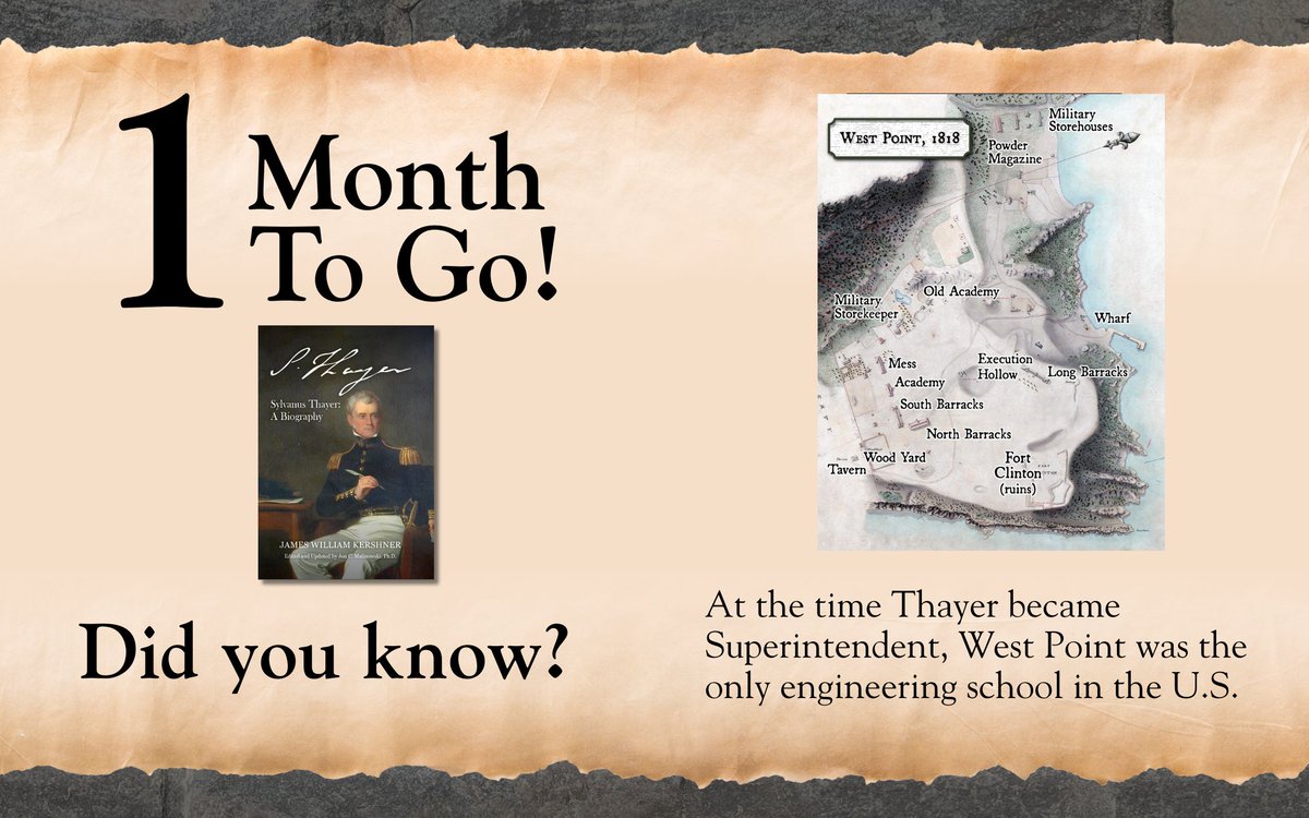 1 month to go!
Did you know? When Sylvanus Thayer became superintendent, West Point was the only engineering school in the United States, inspiring him to model it after France’s prestigious l’École polytechnique. Stay tuned as we get closer to the release!