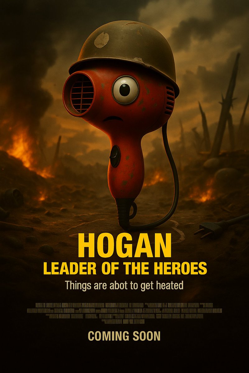 “Things are about to get heated.
Introducing Hogan — the hairdryer with more blow than your favorite influencer. 💥
#HogansHeroes”
