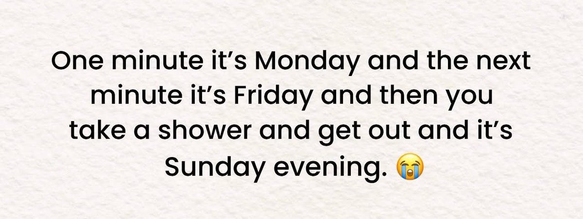 That pretty much sums up the week!😀