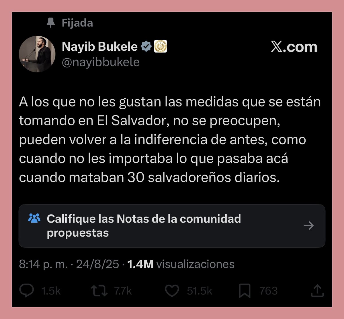 musikeys1's tweet image. Nuevo día, mismo guion:

👉 “antes mataban 30 diarios”.

El copy-paste favorito para tapar #CORRUPCIÓN, #PACTOS y #NEGOCIOS.
El carburo eterno para no responder por nada.

Cuando repite lo mismo, no le habla a todos.
Le habla a sus soldados perfectos.