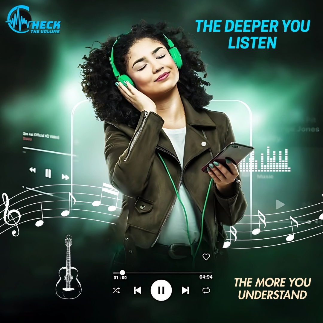 checkthevolume's tweet image. 🎧 The deeper you listen, the more you understand.
Music isn’t just sound — it’s emotion, connection, and discovery.

🔥 Tune in, feel the vibe, and let every beat tell its story.
✨ Are you ready to listen deeper?

#CheckTheVolume #MusicDiscovery #FeelTheBeat #ListenDeeper