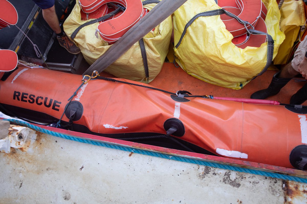 Yesterday the rescue ship, Ocean Viking, managed by <a href="/SOSMedIntl/">SOS MEDITERRANEE</a> &amp; <a href="/ifrc/">IFRC</a> came under fire in the Mediterranean. 87 rescued people and our humanitarian staff were on board. Humanitarians are #Notatarget.