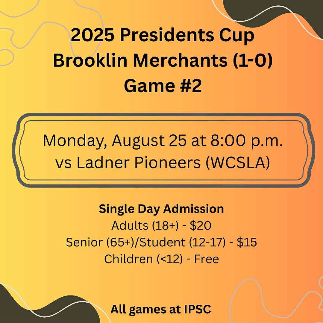 After a hard fought 12-10 win over the Allegany Arrows on Sunday, we’re taking on the Ladner Pioneers at 8:00 p.m. tonight at Iroquois Park Sports Centre.