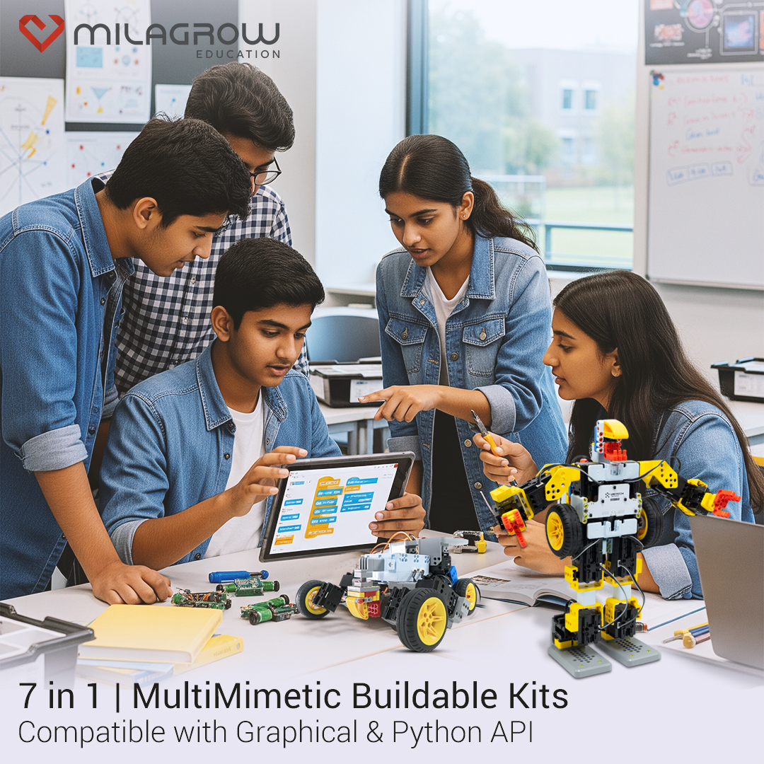 Humanoid Robots, compatible with graphical coding 🖱️ and Python API programming 🐍✨. Create, code and innovate with ease!
Learn More: zurl.co/3Vqiy

#CodingMadeEasy #PythonProgramming #STEMLearning #Innovation #TechSkills #RoboticEducation #tech #MilagrowEducation