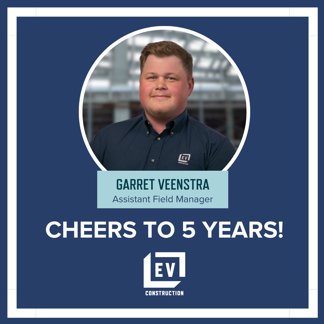 Congrats and thank you to Garret for 5 years with EV! 🥳