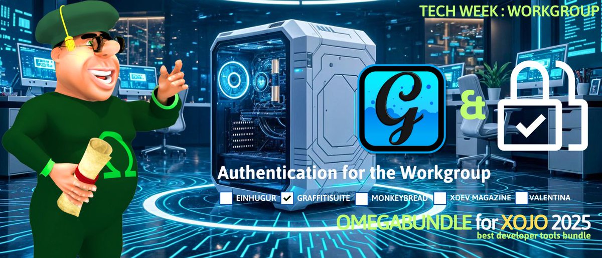 omegabundle's tweet image. What are some considerations in building workgroup solutions using #Xojo ? We are kicking off a new Tech Week with a focus on #workgroup solutions for small-to-medium sized businesses, and a first consideration: client #authentication - #smb #clientserver bit.ly/4fTZcZ1