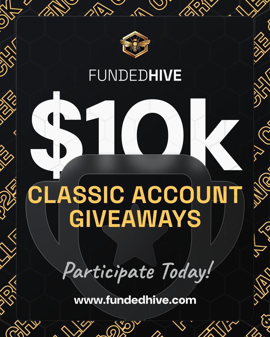 🎁 GIVEAWAY 🎁 

3X $10,000 accounts 

Rules:
🟠 Must Follow <a href="/FundedHive/">FundedHive</a> <a href="/thomas_heinfart/">Thomas Heinfart</a> <a href="/FundedHiveNGN/">FundedHive NGN 🇳🇬</a> <a href="/pip_alchemist/">General</a>

🟠 Like Retweet and Tag 3 Traders

🟠Engage on <a href="/FundedHive/">FundedHive</a> pinned post

🟠 Must Join discord: discord.gg/tradinghive

 Register @fundedhive website 

72 hours