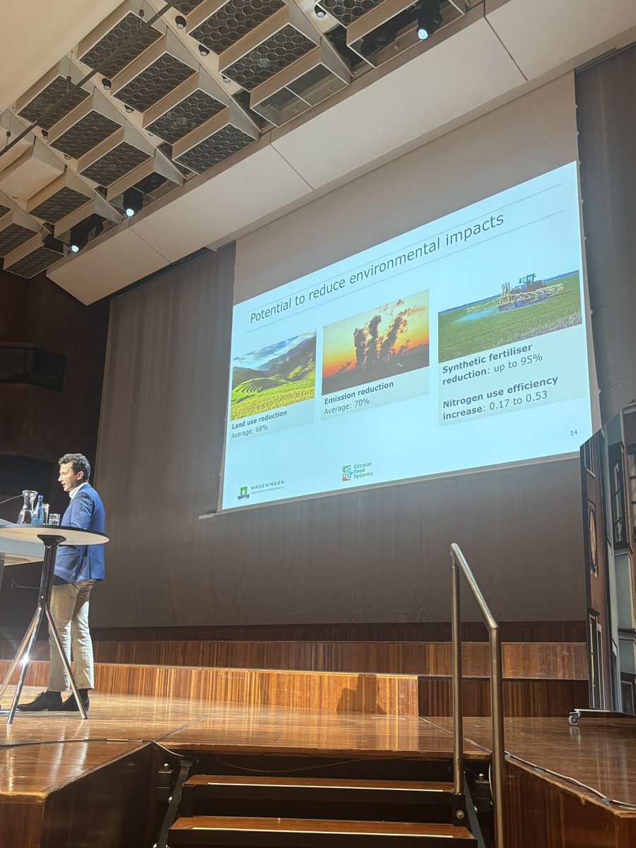 Shane McAuliffe 🐷✈️ (@shanemcauliffe1) on Twitter photo A circular food system model was developed by <a href="/WolframSim17278/">Wolfram Simon</a> - land use in EU potentially reduced by 68%, emissions by 70% and synthetic fertiliser by 95% #eaap2025 <a href="/EAAPofficial/">EAAPofficial</a> A circular food system model was developed by <a href="/WolframSim17278/">Wolfram Simon</a> - land use in EU potentially reduced by 68%, emissions by 70% and synthetic fertiliser by 95% #eaap2025 <a href="/EAAPofficial/">EAAPofficial</a>