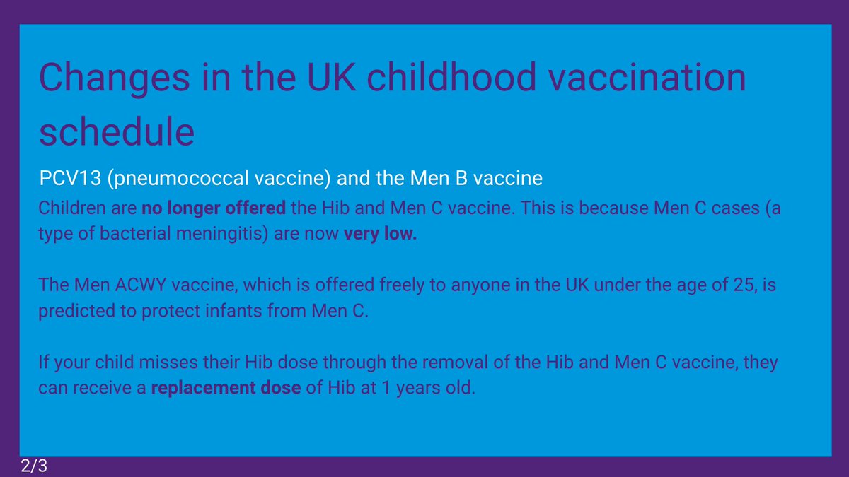M_R_F's tweet image. Did you know vaccine updates came into effect in the UK in July?

Swipe through to see the changes. 💜 

Any questions? Our Support Services team are here to help: meningitis.org/get-support/ge…

#BabyHealth #UKHealth #DefeatMeningitis