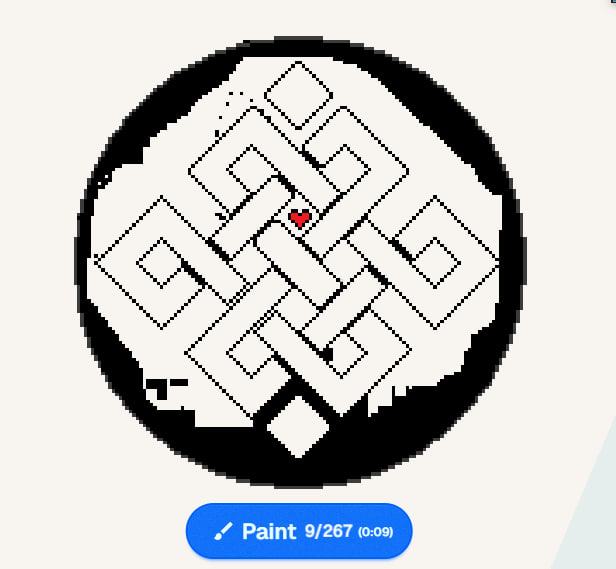 Last Saturday, we started drawing the Ritual logo on Wplace. Here's what we came up with. Support me and add your pixel. Make history! <a href="/ritualnet/">Ritual</a>

wplace.live/?lat=69.780561…

#Ritual #crypto #Web3 #Web3Community #wplace #wplacelive #pixelart