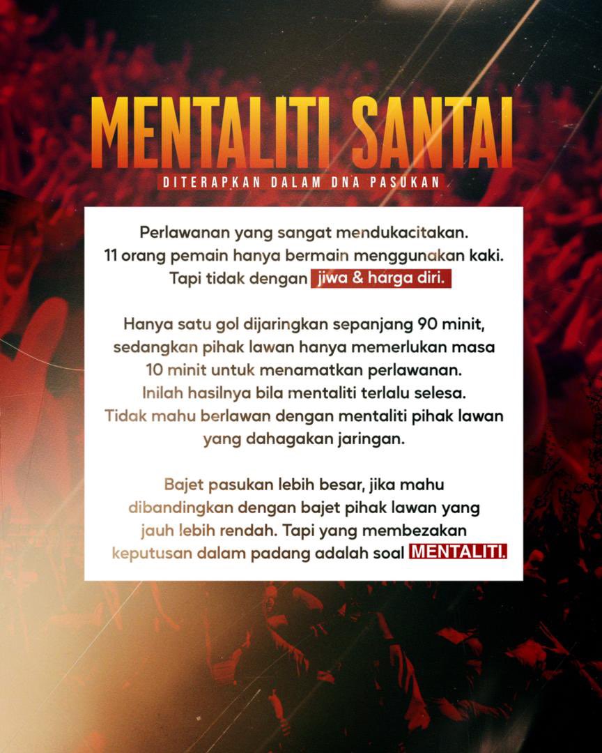 Klang_CorvuS's tweet image. Ini soal harga diri &amp;amp; kehormatan,
jika mereka tdk peduli masih ada kita yg menghidupkn merah kuning ini.

Jgn pernah berpaling dari Kebanggaan ini! Ayuh kita penuhkn MBPJ rabu ni! ✊🏼

megatix.com.au/events/SFCVSTFC

#ultra15el
#MentalitiJuara
#SelangorNoSurrender
#LongLiveLocalFootball