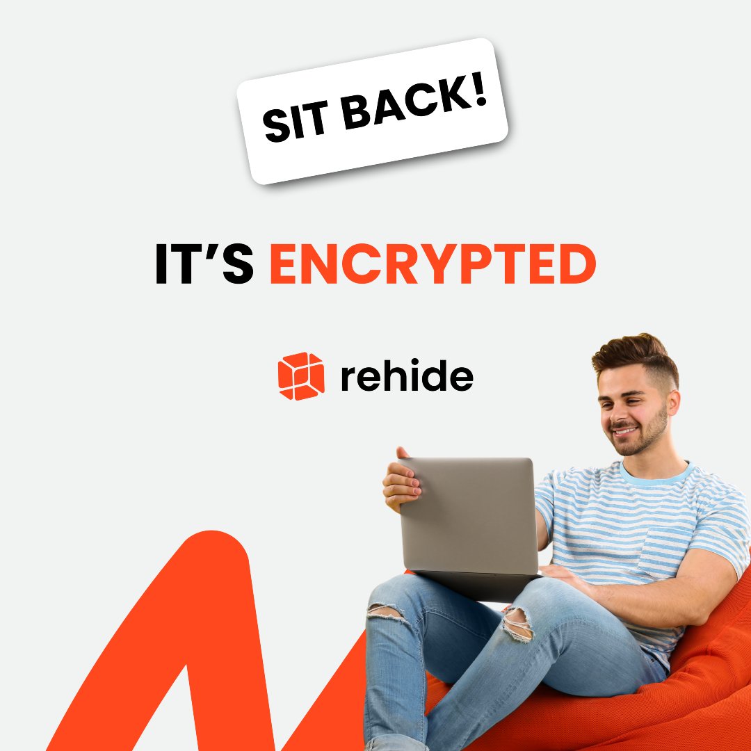 rehideIO's tweet image. Relax and forget the stress.
Rehide keeps your passwords safe in the background.

😎 Sit back! It’s encrypted.