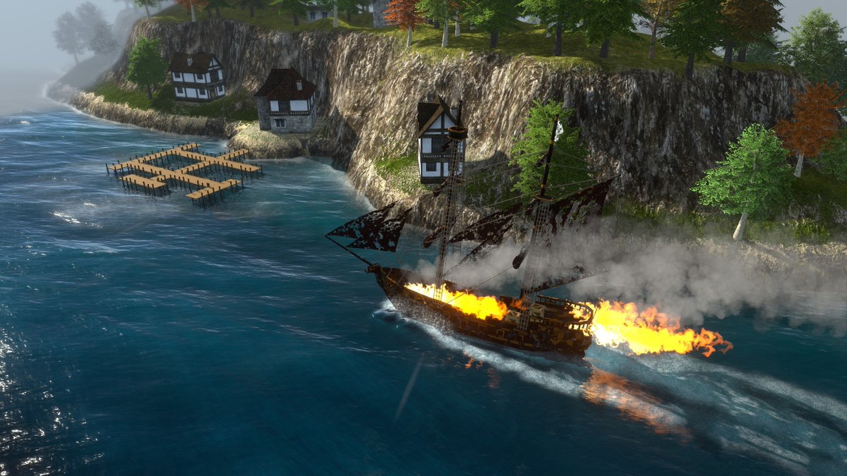 POV: After the toughest battle in #WindwardHorizon… your ship’s on fire, but you’re fine. 🔥

#indiegame #navalRPG #gaming #SteamGame