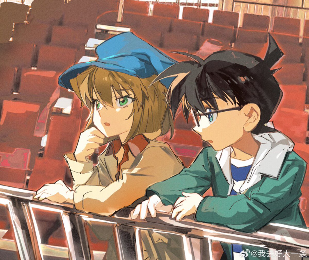 “I could keep my cool because you’re there in class with me.” #灰原哀 #コ哀
