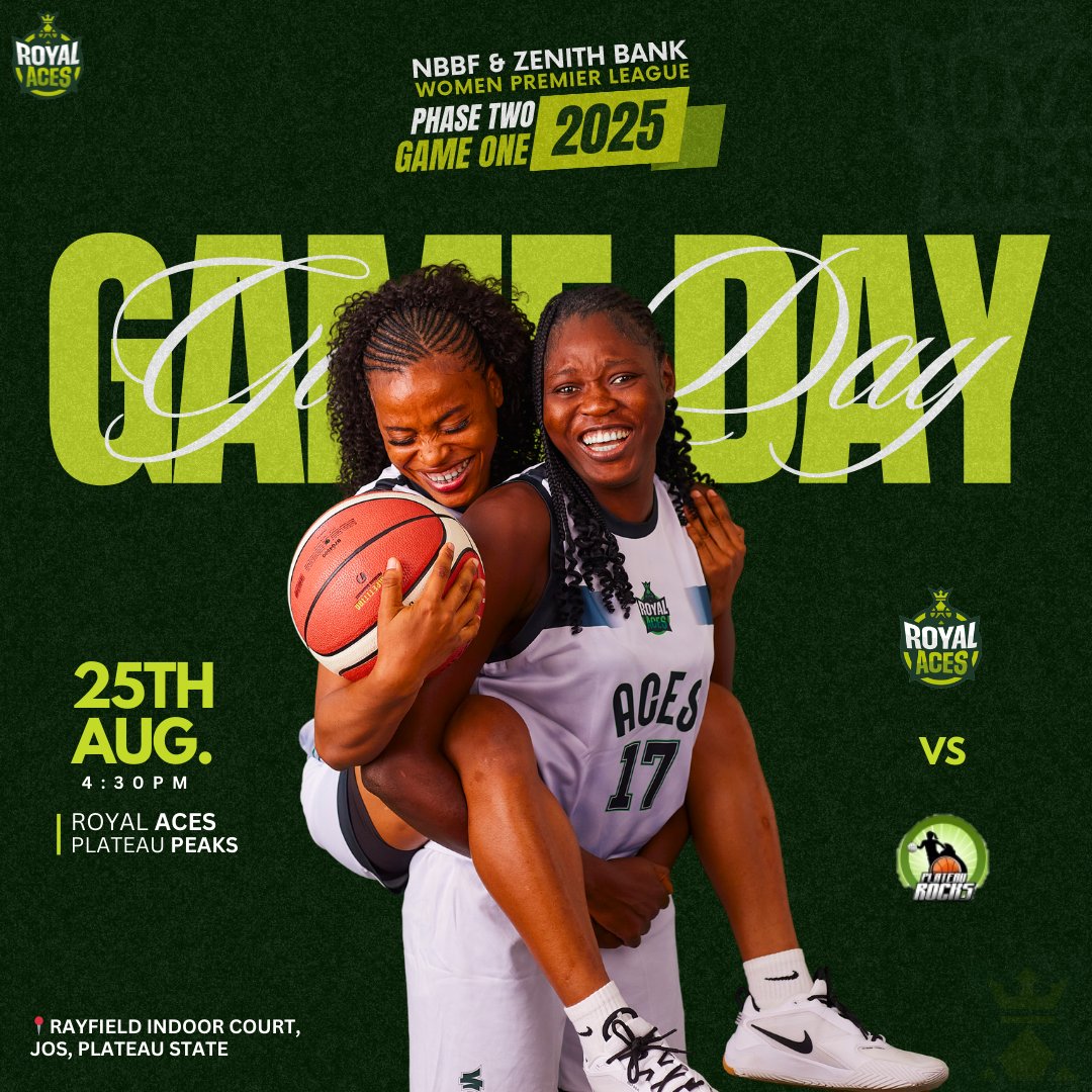 RoyalAces_NG's tweet photo. The break felt too long 😪  Welcome back to PHASE 2 GAME 1 🏀🙌

#royalacesbasketball #gameday #zenithbank #basketball #bbtvi https://t.co/LjLNcaAUGH