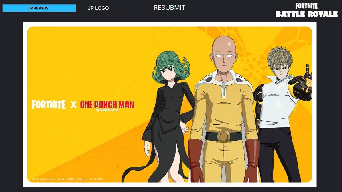 TODAS LAS SKINS DE FORTNITE X ONE PUNCH MAN.