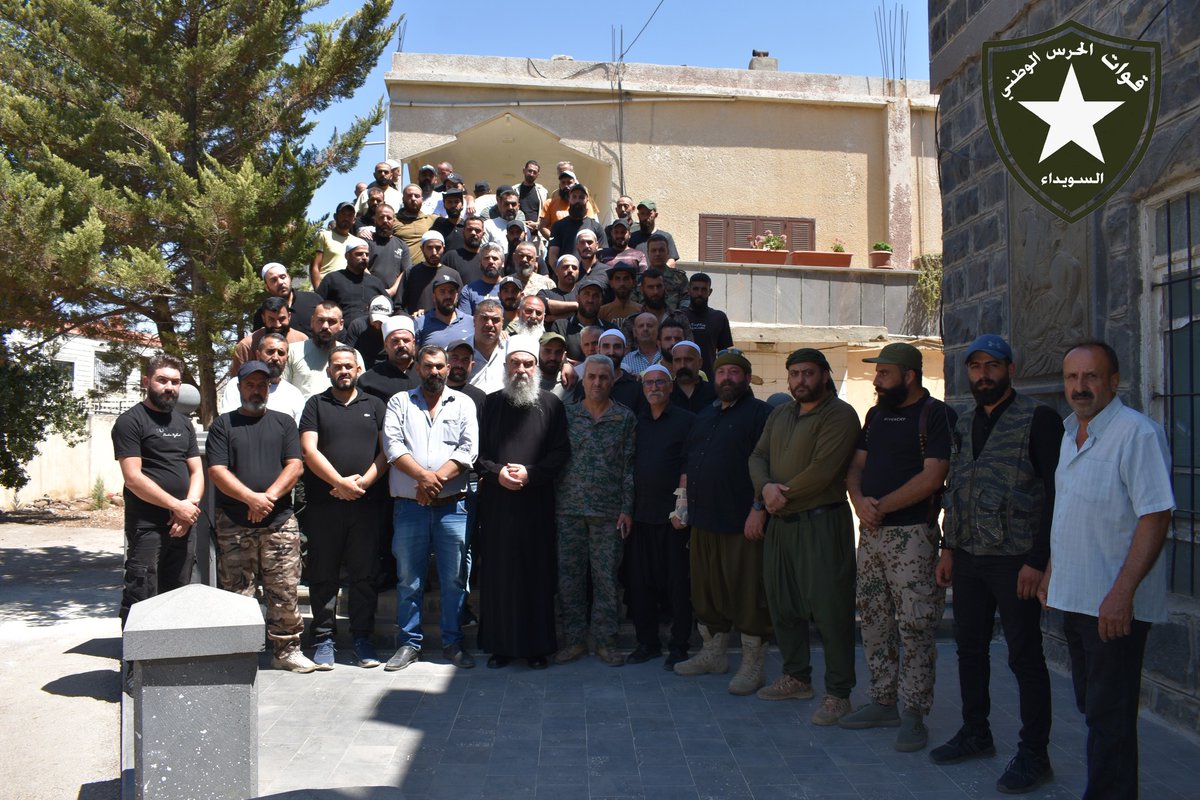 Nothing more than a palace coup is happening within Druze community in Suwayda.

As al Hijri announced formation of National Guard, most other Druze factions have been joining.

Both spiritual and military leadership is now in hands of al Hijri.