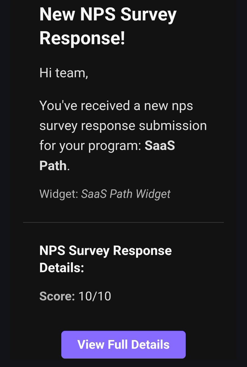 Même quand c'est gratuit, avoir des users satisfaits, c'est important !

Si tu veux créer un site, une app, un saas, un tool, ...

Tu peux rejoindre SaaS Path et découvrir une roadmap gratuite avec plein de conseils et d'astuces !

Et une commu Discord avec plus de 200 makers !