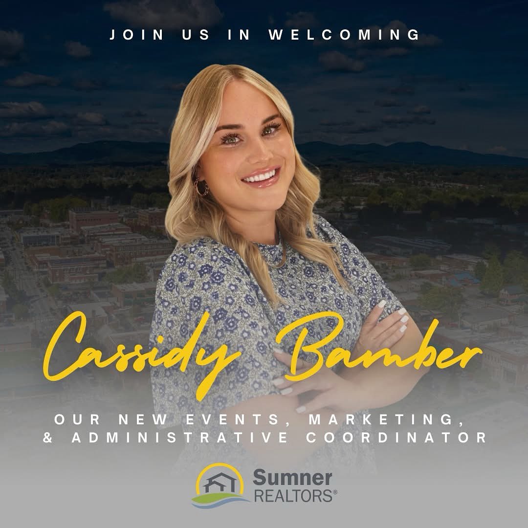 ✨ Exciting News! ✨ Please join us in welcoming Cassidy Bamber as our new Events, Marketing &amp; Administrative Coordinator at Sumner REALTORS®! 🎉 Cassidy brings creativity, real estate marketing expertise &amp; a passion for connecting with people. #SumnerREALTORS
