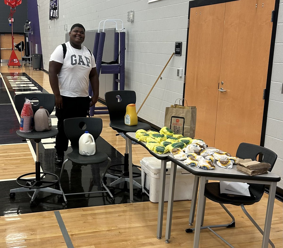 Matt Scholz (@scholz_matt) on Twitter photo <a href="/StuartCramerFB/">Stuart Cramer Football</a> offense met their rushing goal last Friday night so breakfast is on Coach Scholz this morning.
Proud of the boys who got it done on the ground!
#GroundAndPound <a href="/StuartCramerFB/">Stuart Cramer Football</a> offense met their rushing goal last Friday night so breakfast is on Coach Scholz this morning.
Proud of the boys who got it done on the ground!
#GroundAndPound