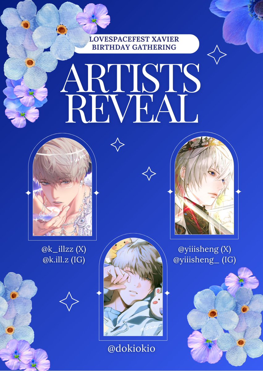 Lovespacefest 🌌 (@lovespacefest) on Twitter photo REVEALING ARTISTS FOR XAVIER'S BDAY GATHERING ✨️
Lovespacefest team are beyond grateful to have these talented artists with us to celebrate Xavier's birthday 🥺💕
<a href="/k_illzz/">zaire ᯓᡣ𐭩 | AniManGaki E04 🇲🇾</a> <a href="/yiiisheng/">.☘︎ ݁˖ 🐉 YiYi | 益盛 | balding</a> <a href="/dokiokio/">dokiokio @ CF21</a>
Follow us and turn on the notification so you won't miss updates 🔔
#LDS #Xavier REVEALING ARTISTS FOR XAVIER'S BDAY GATHERING ✨️
Lovespacefest team are beyond grateful to have these talented artists with us to celebrate Xavier's birthday 🥺💕
<a href="/k_illzz/">zaire ᯓᡣ𐭩 | AniManGaki E04 🇲🇾</a> <a href="/yiiisheng/">.☘︎ ݁˖ 🐉 YiYi | 益盛 | balding</a> <a href="/dokiokio/">dokiokio @ CF21</a>
Follow us and turn on the notification so you won't miss updates 🔔
#LDS #Xavier