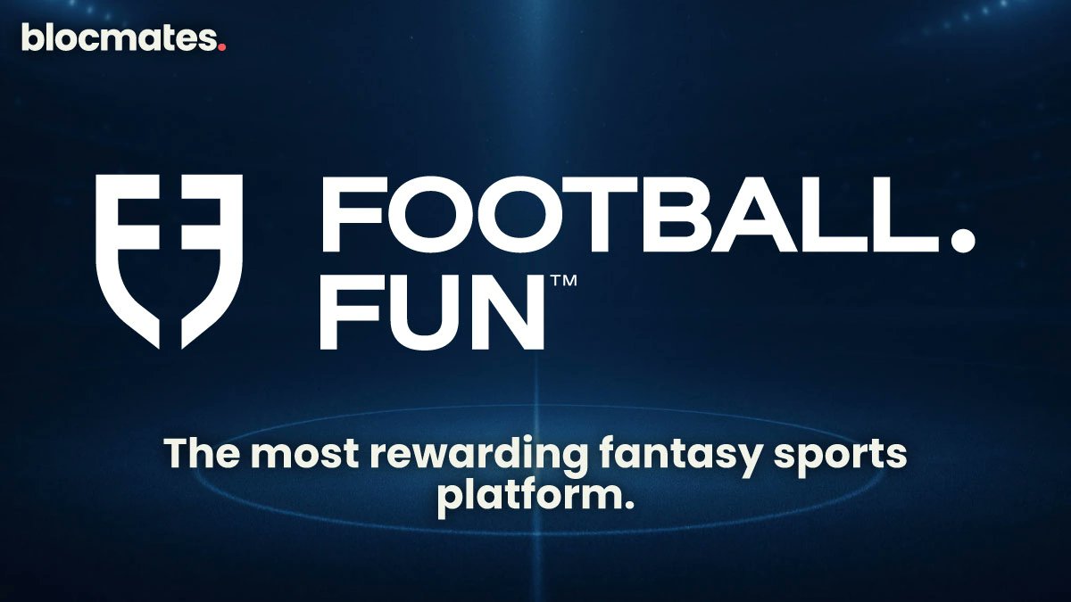 로고와 태그라인 'The most rewarding fantasy sports platform.'이 포함된 Football.Fun 홍보 배너