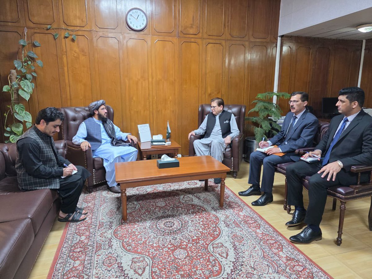 Met with Afghan Ambassador Sardar Ahmad Shakeeb today to discuss recent developments in our bilateral relations.