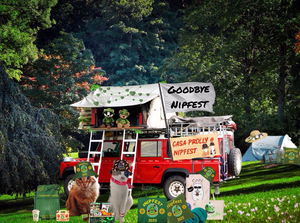 Hasn’t it been the best weekend my sweet? Sad that it is #TheFinalNipfest but we have so many memories to hold on to❤️ We are packed up, but let’s hang around as long as possible. Like the final ever seen in Friends where no one wants to leave😹🐾 #Nipfest2025 <a href="/Prinzi82548537/">Prinzi (& Grandma & Little🌈Batgirl)</a>